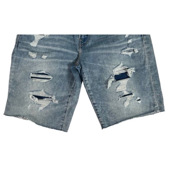 American Eagle AIRFLEX+ men's jean shorts sz 31 distressed NWT - Picture 3 of 8